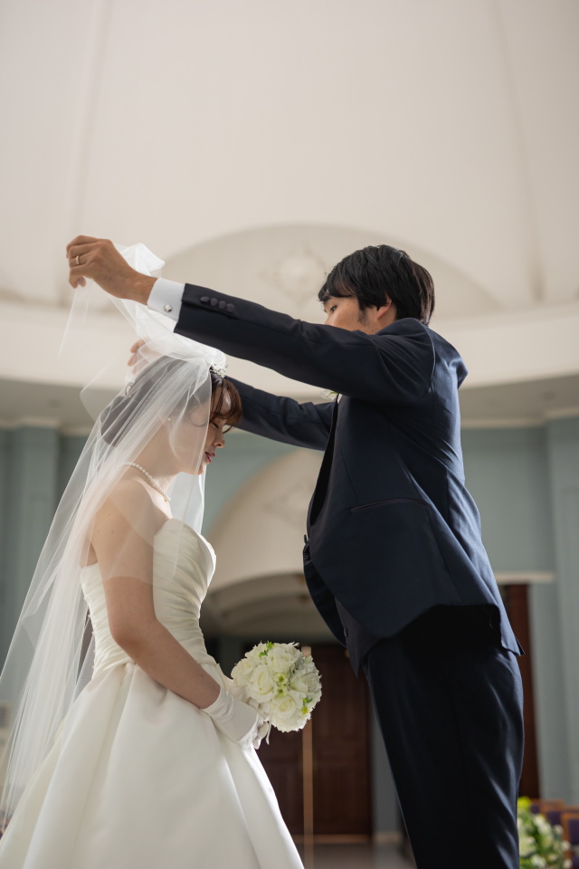 小さな結婚式松山店～ウェディングドレス　チャペル撮影～