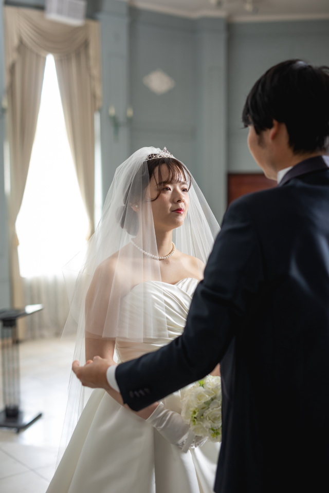 小さな結婚式松山店～ウェディングドレス　チャペル撮影～
