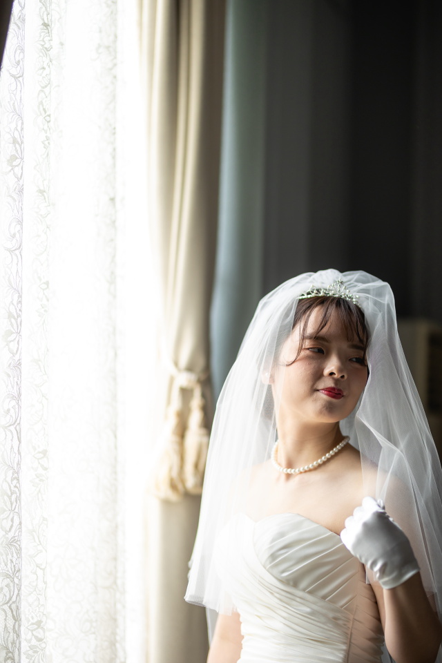小さな結婚式松山店～ウェディングドレス　チャペル撮影～