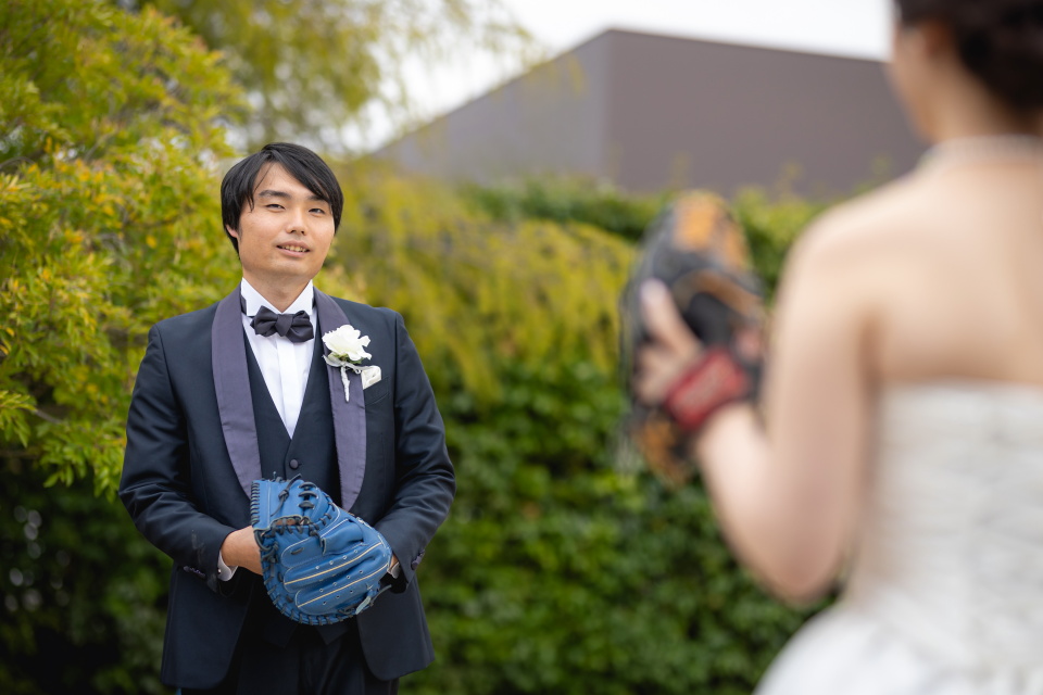 小さな結婚式松山店～ウェディングドレス　外撮影～