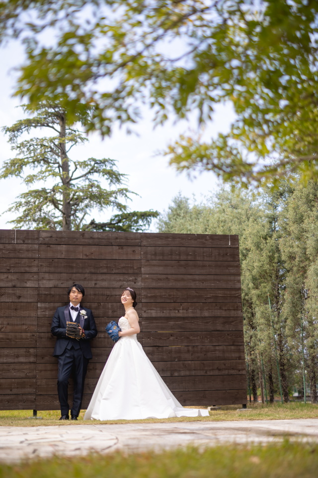 小さな結婚式松山店～ウェディングドレス　外撮影～