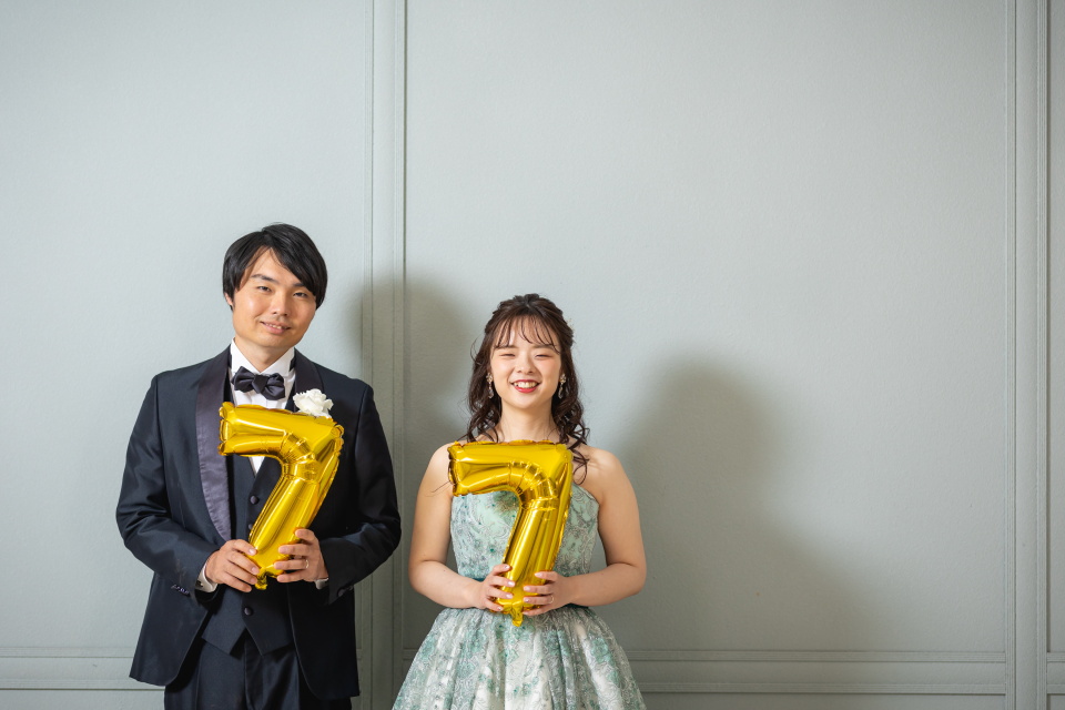 小さな結婚式松山店～カラードレス　チャペル撮影～
