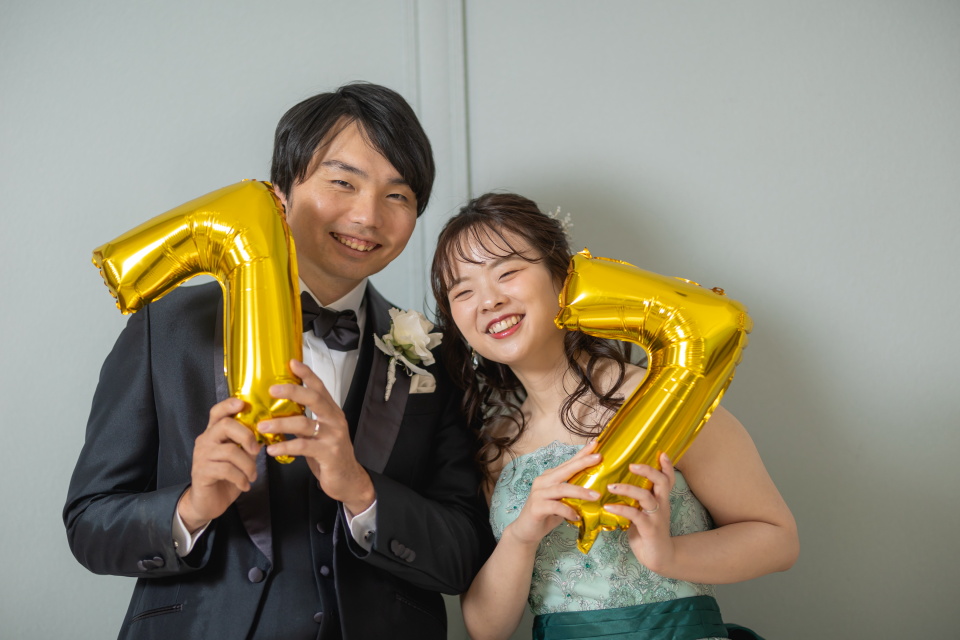 小さな結婚式松山店～カラードレス　チャペル撮影～