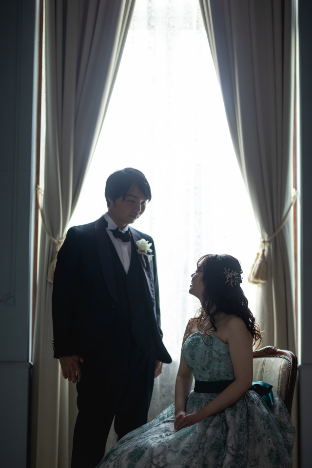 小さな結婚式松山店～カラードレス　チャペル撮影～