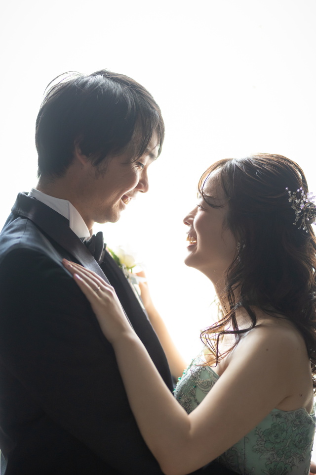 小さな結婚式松山店～カラードレス　チャペル撮影～