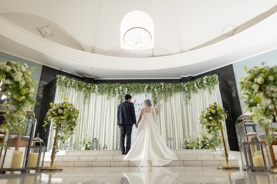 小さな結婚式松山店～ウェディングドレス　チャペル撮影～