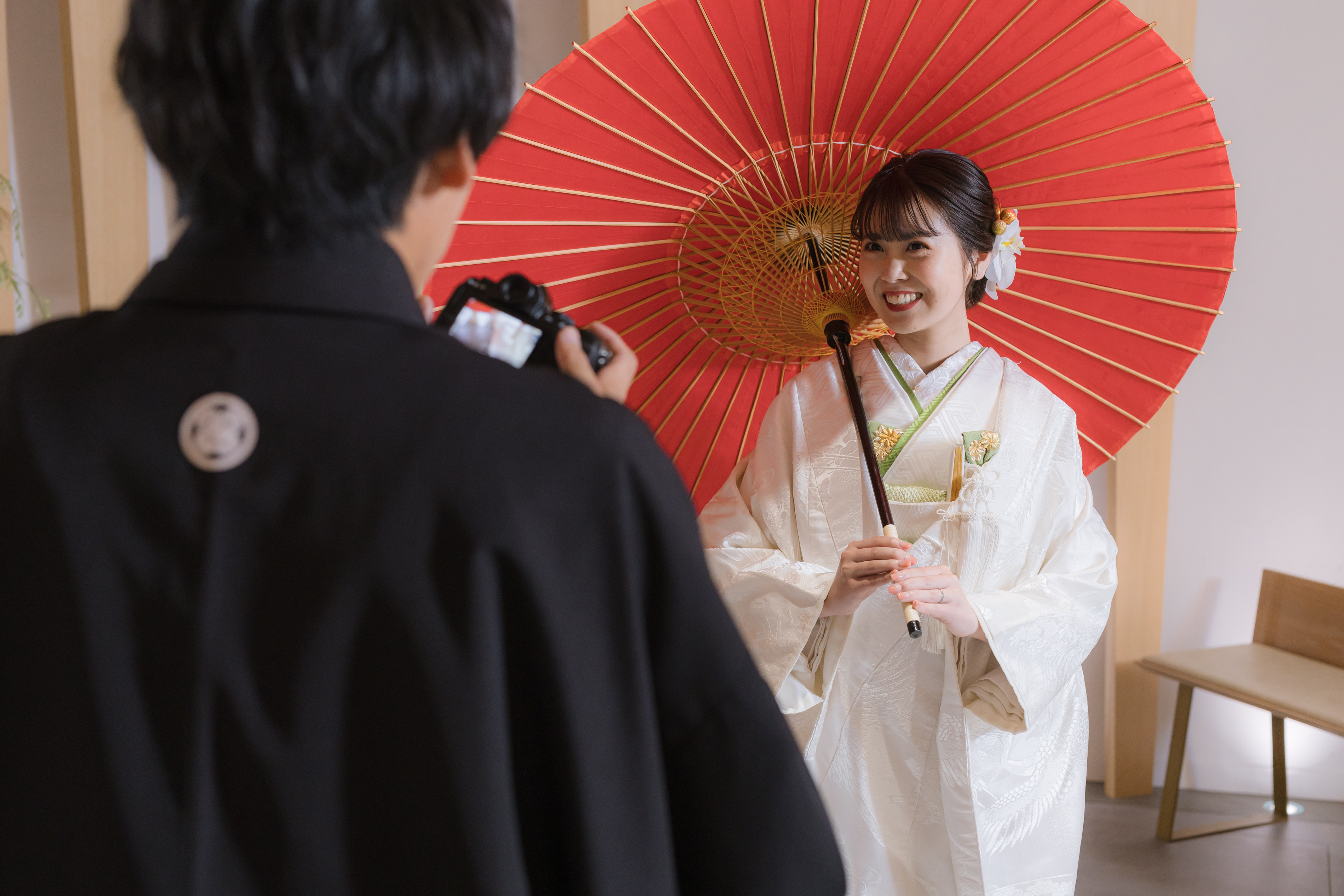 大切なアイテムを使って前撮り?