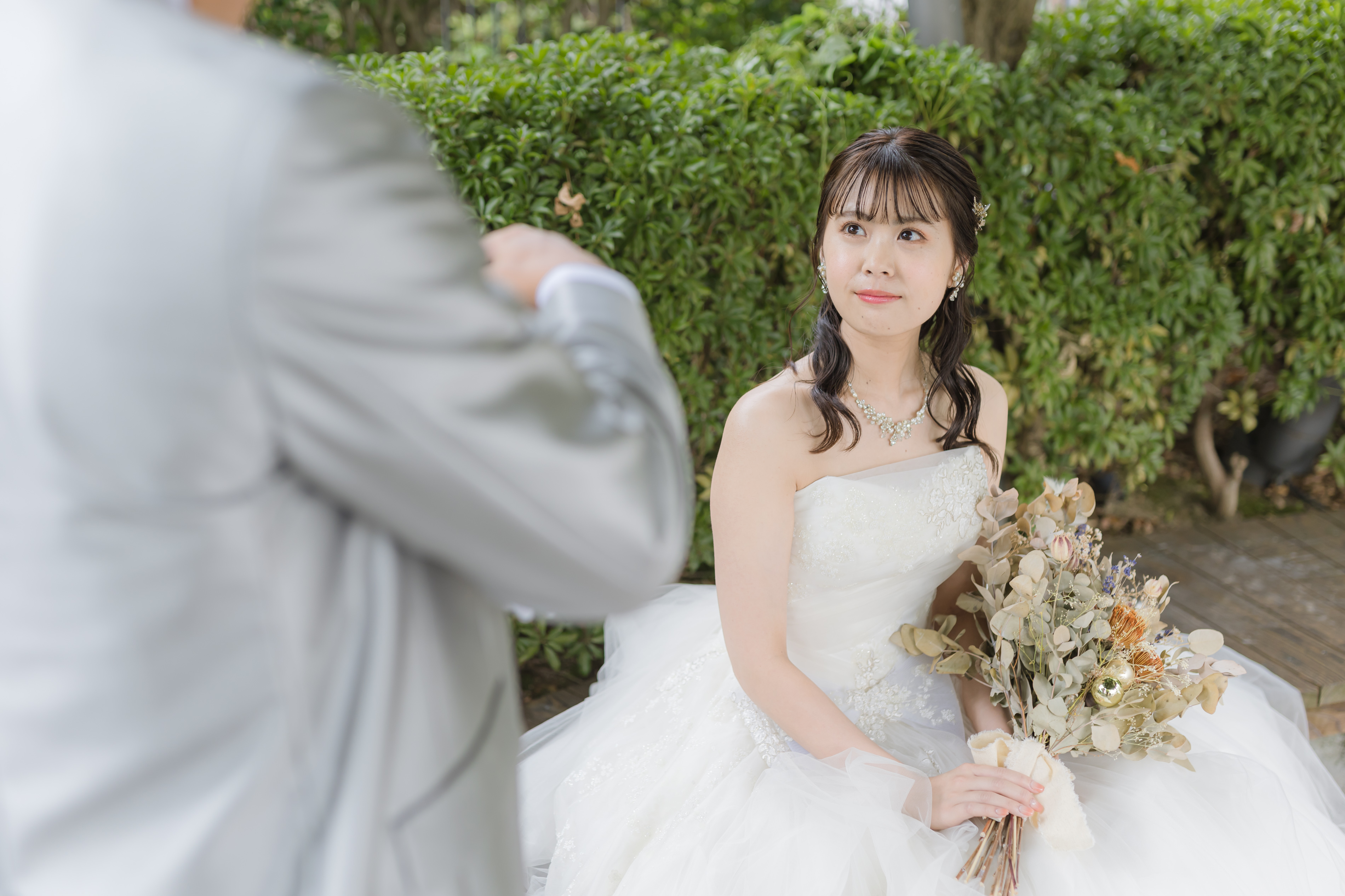 大切なアイテムを使って前撮り?