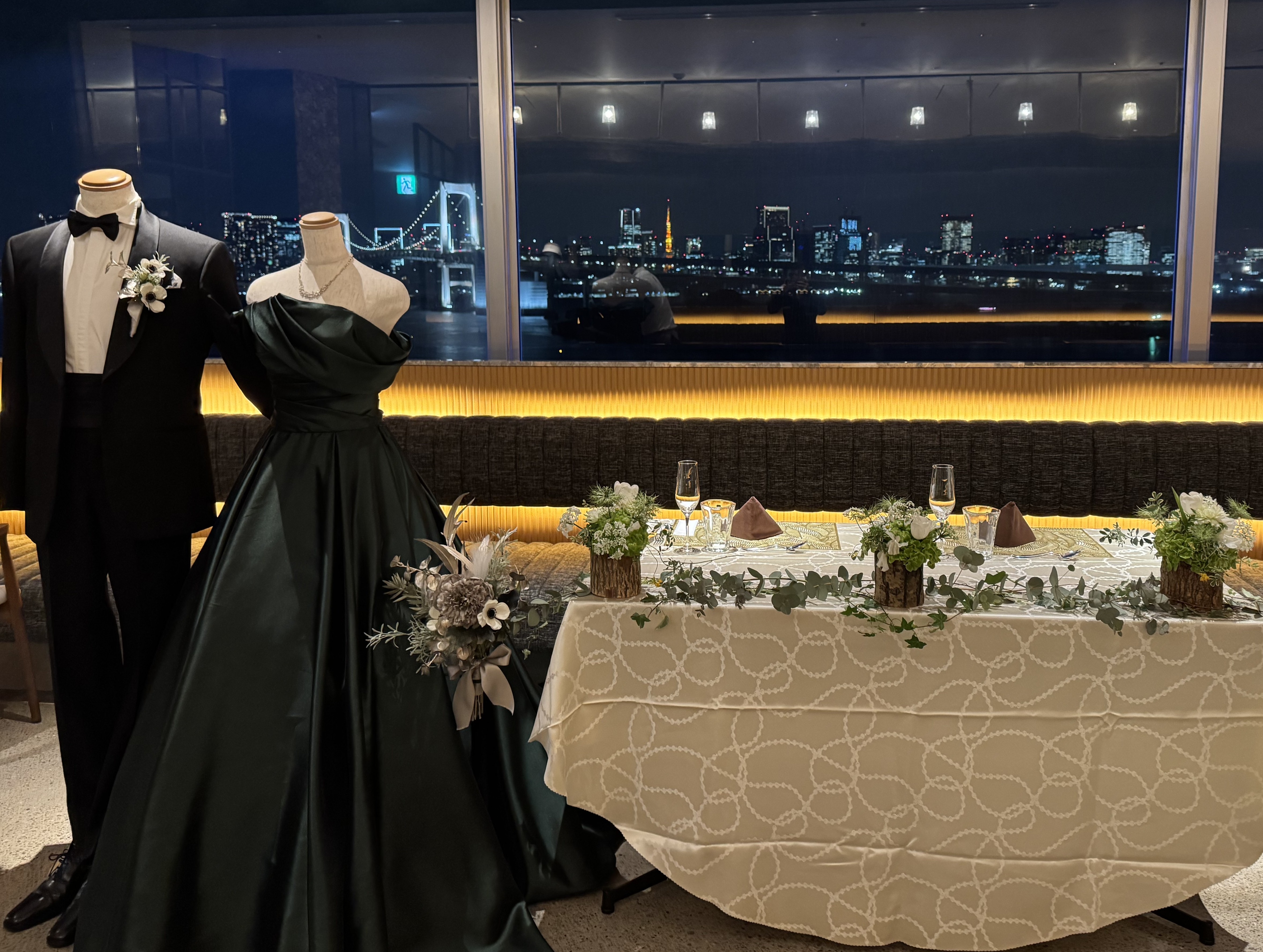 小さな結婚式お台場店 お二人らしさを会場コーディネートに♪