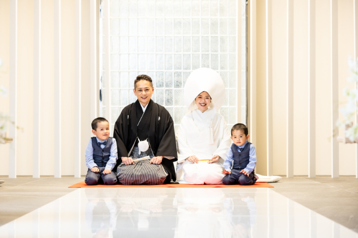 フォトウエディングレポート　No.9 和装ファミリーフォト