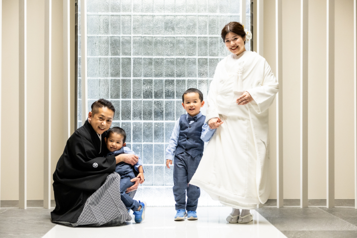 フォトウエディングレポート　No.9 和装ファミリーフォト