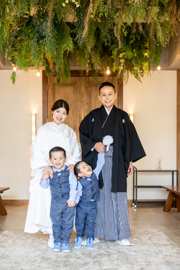 フォトウエディングレポート　No.9 和装ファミリーフォト