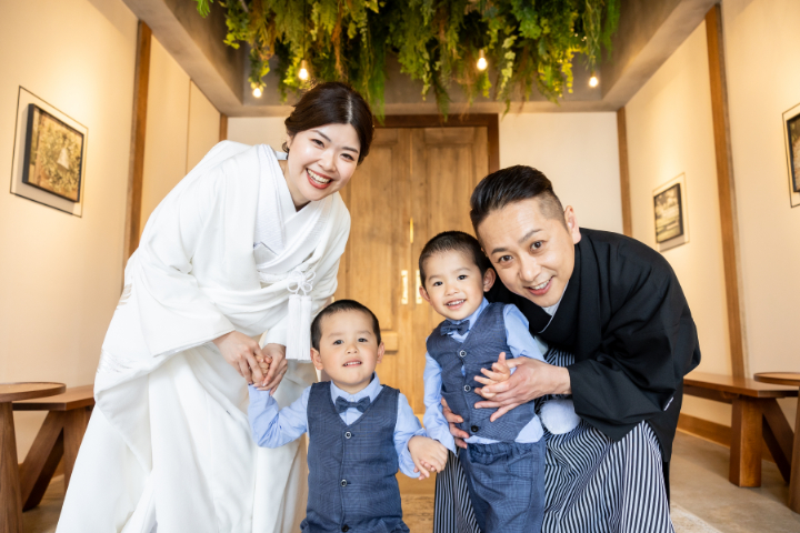 フォトウエディングレポート　No.9 和装ファミリーフォト