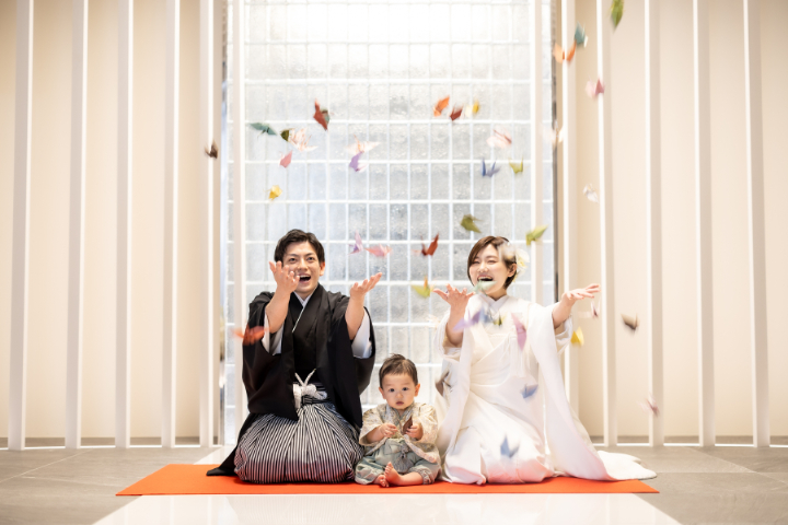 フォトウエディングレポート No.12 家族仲良く和装で