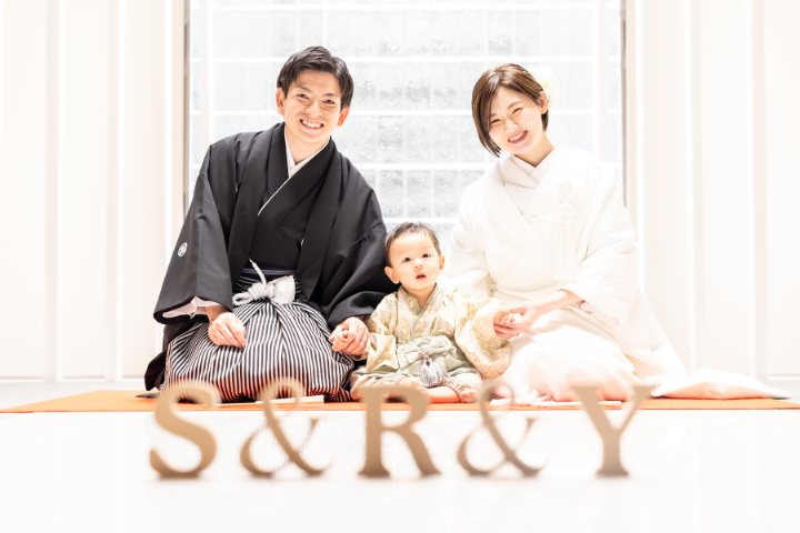 フォトウエディングレポート No.12 家族仲良く和装で