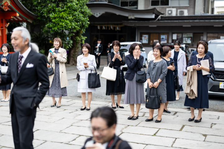 小さな結婚式熊本店　挙式レポート　No.9－1　藤崎八旛宮神社式