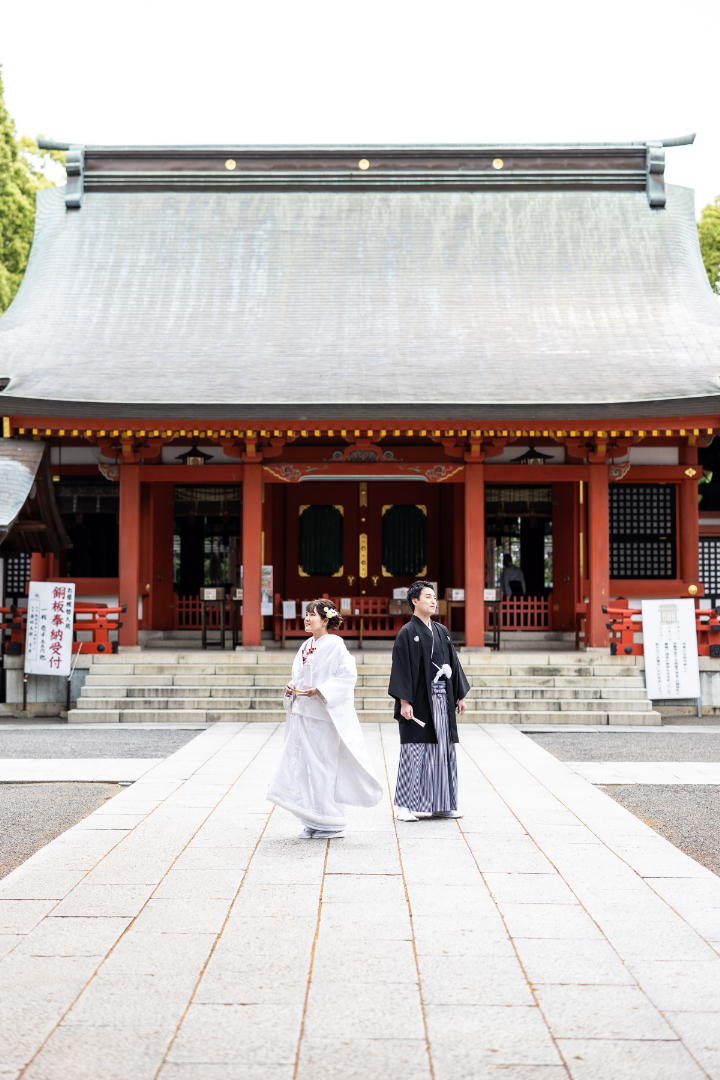 小さな結婚式熊本店　挙式レポート　No.9－1　藤崎八旛宮神社式