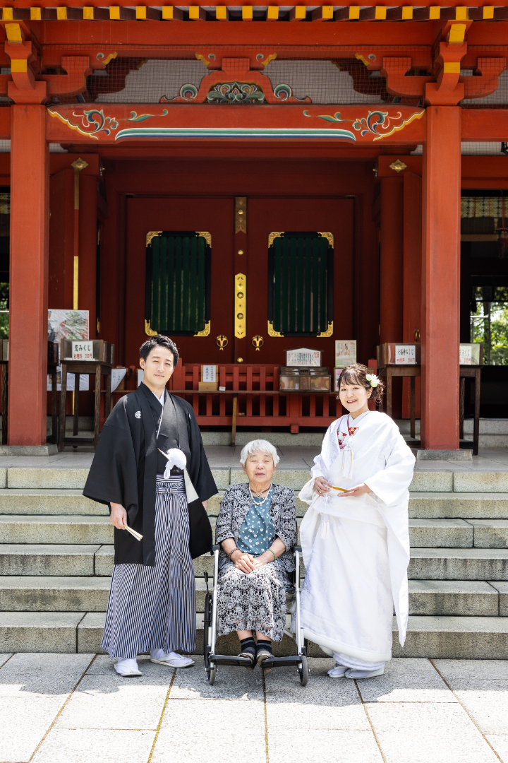 小さな結婚式熊本店　挙式レポート　No.9－3　藤崎八旛宮神社式