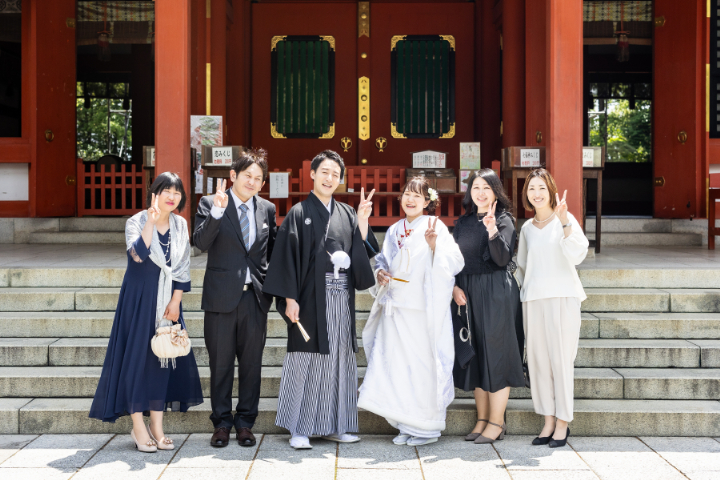 小さな結婚式熊本店　挙式レポート　No.9－3　藤崎八旛宮神社式