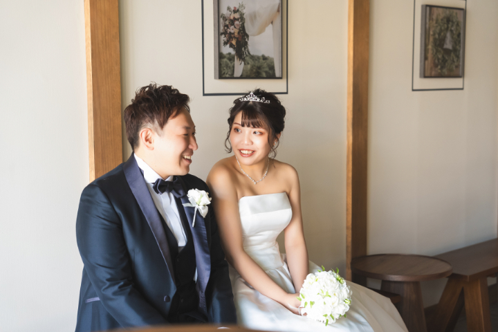 フォトウエディングレポート No.15　衣裳3点！まずはウエディングドレス！