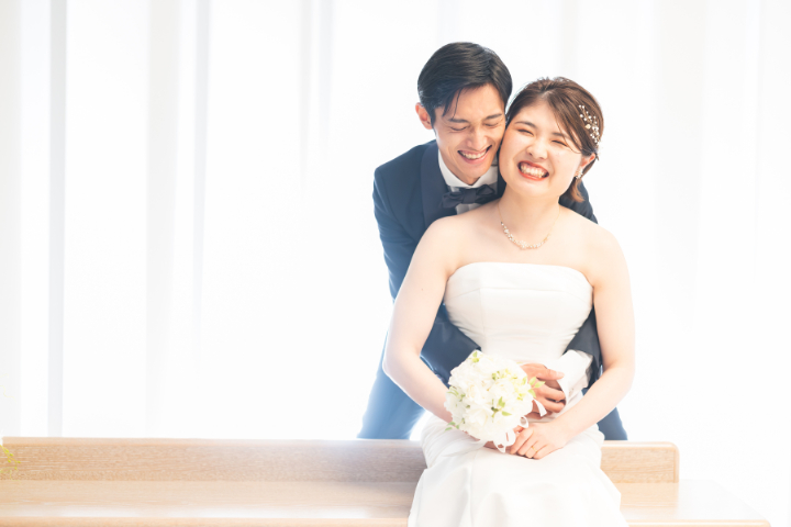 フォトウエディングレポート No.19　和装＆洋装 前撮り撮影、最後は洋装！