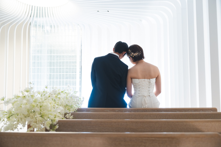 フォトウエディングレポート No.19　和装＆洋装 前撮り撮影、最後は洋装！