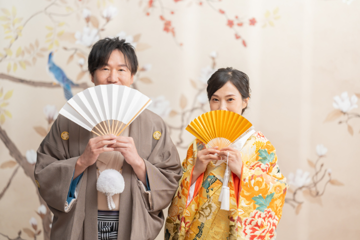 フォトウエディングレポート No.20　和装スタジオ＆洋装セレモニーフォト撮影、まずは和装！