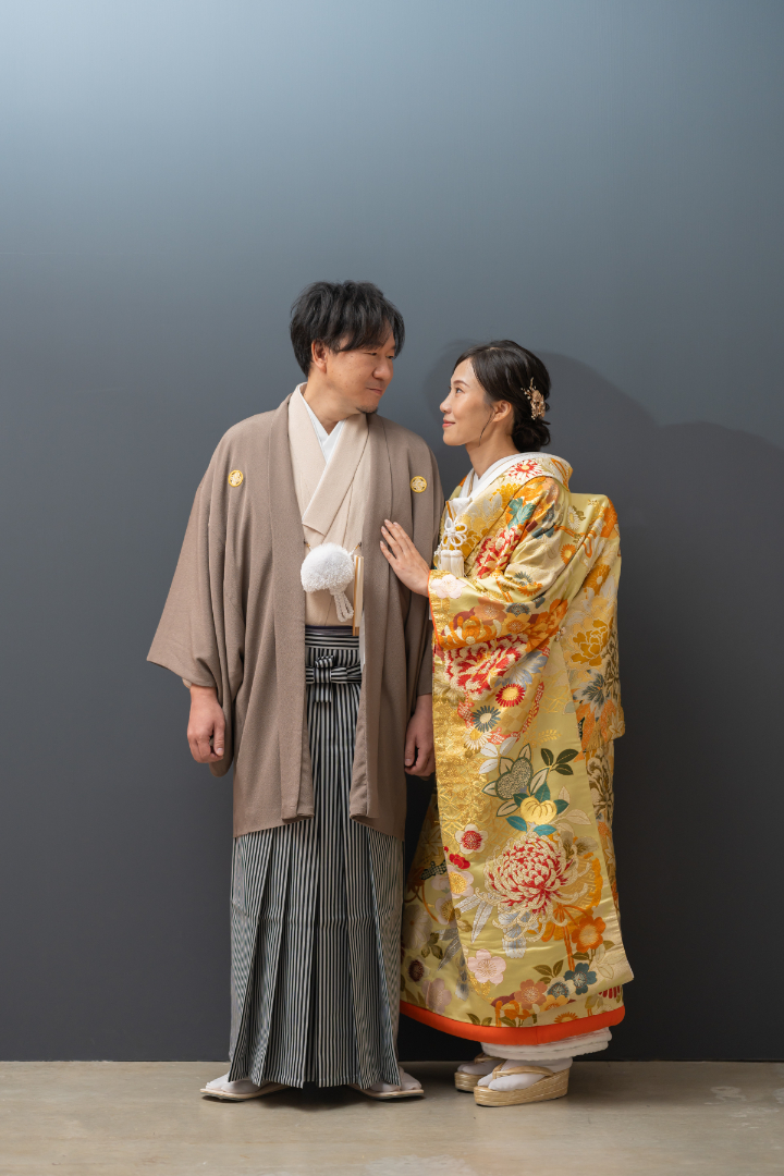 フォトウエディングレポート No.20　和装スタジオ＆洋装セレモニーフォト撮影、まずは和装！