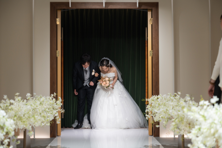 フォトウエディングレポート No.21　和装スタジオ＆洋装セレモニーフォト撮影、最後は洋装！