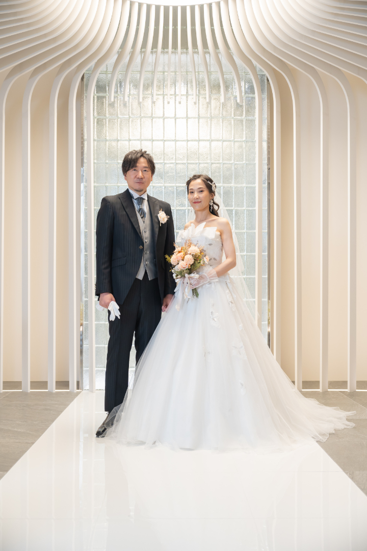 フォトウエディングレポート No.21　和装スタジオ＆洋装セレモニーフォト撮影、最後は洋装！