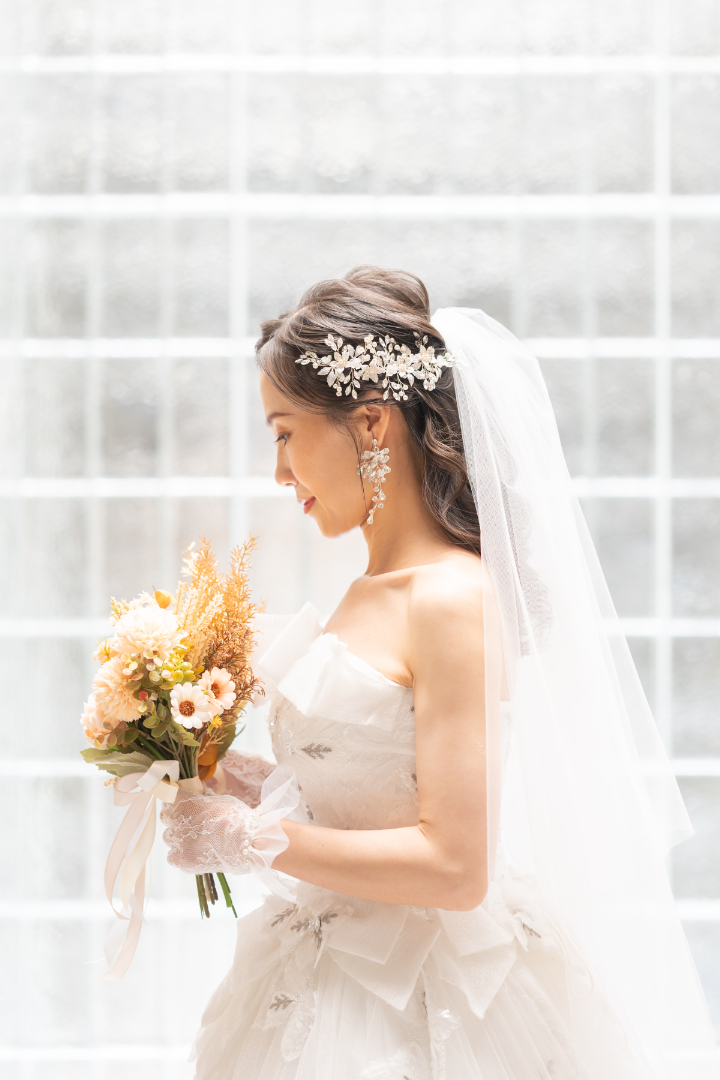 フォトウエディングレポート No.21　和装スタジオ＆洋装セレモニーフォト撮影、最後は洋装！