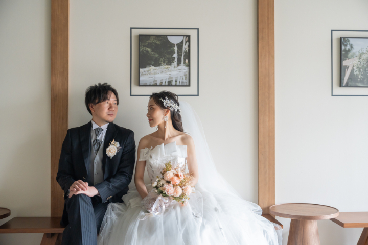 フォトウエディングレポート No.21　和装スタジオ＆洋装セレモニーフォト撮影、最後は洋装！