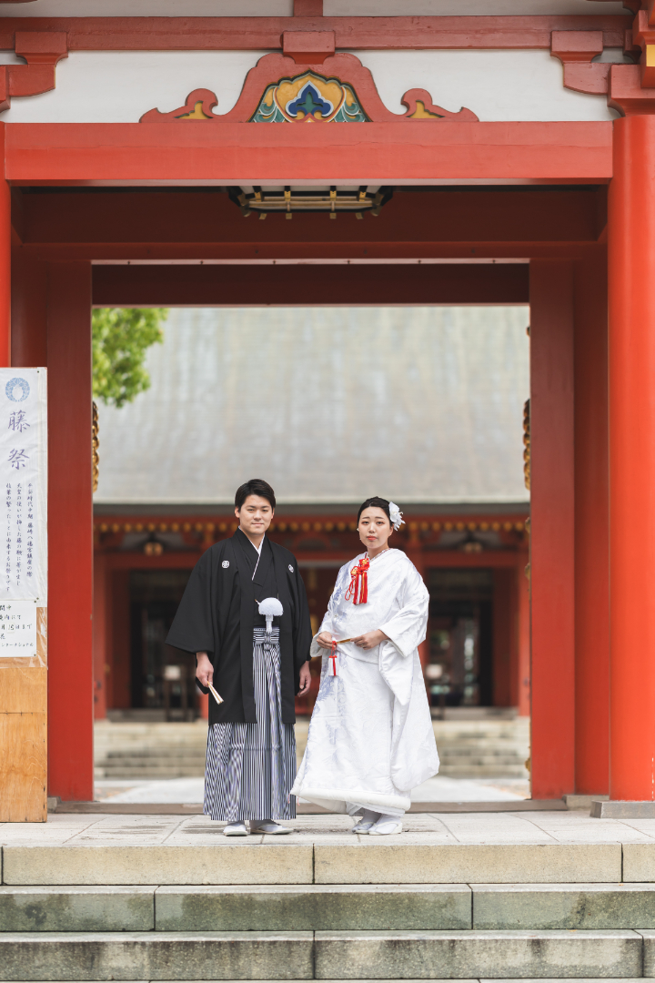 小さな結婚式熊本店　挙式レポート　No.10　藤崎八旛宮神社式