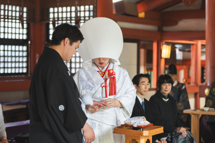 小さな結婚式熊本店　挙式レポート　No.10　藤崎八旛宮神社式