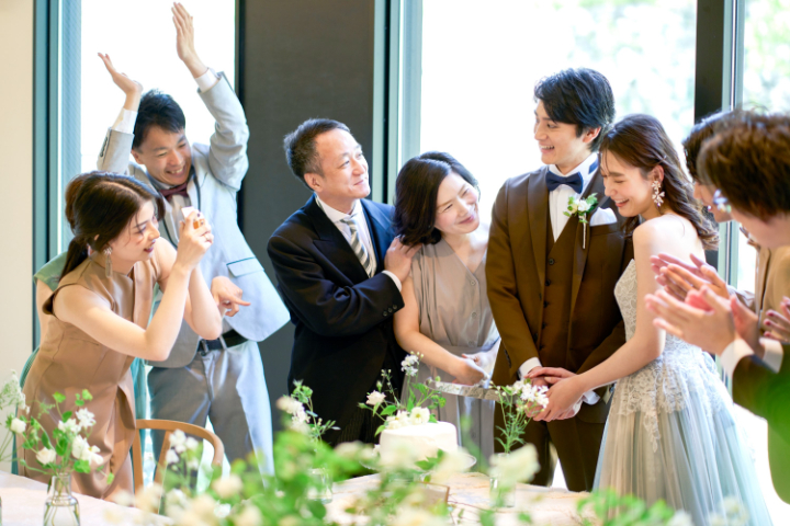 小さな結婚式熊本店 会食会場について?