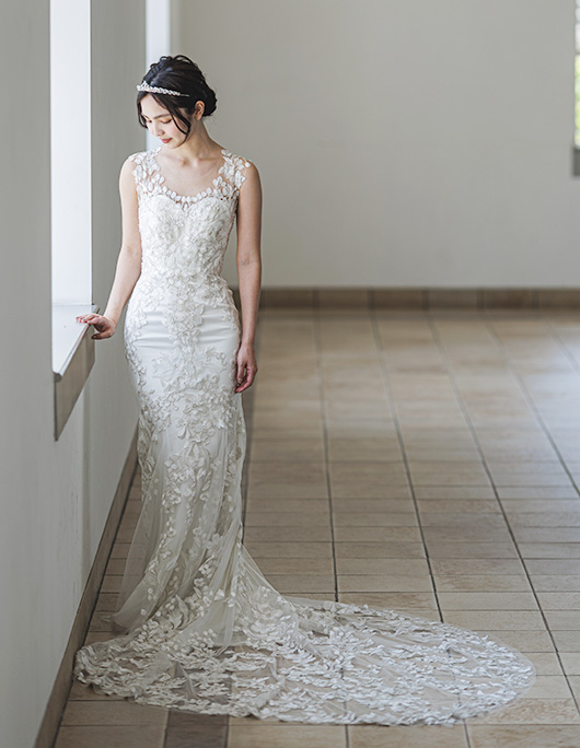 小さな結婚式のウエディングドレス　part1