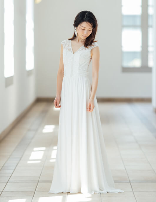 小さな結婚式のウエディングドレス　part2