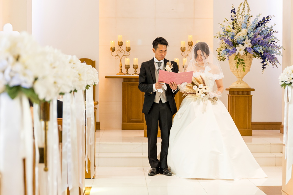 小さな結婚式松山店?～ANAクラウンプラザホテル松山チャペル③～