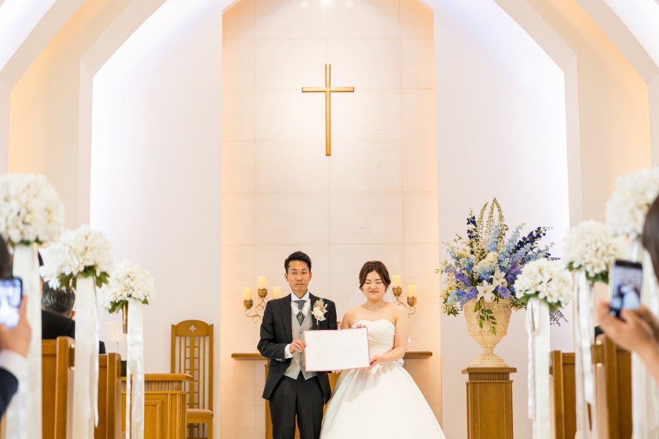 小さな結婚式松山店?～ANAクラウンプラザホテル松山チャペル③～