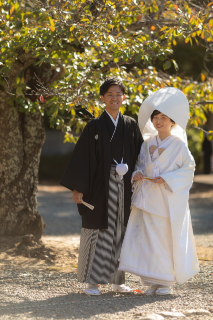 小さな結婚式松山店?～秋晴れの下で神前式②～