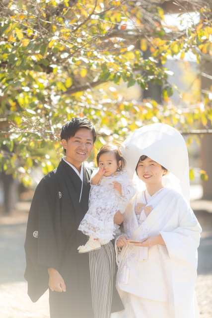 小さな結婚式松山店?～秋晴れの下で神前式②～