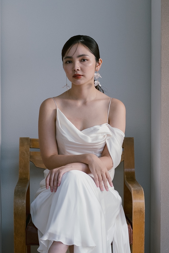 【新作小物】左右で表情を変える＊上品クレイイヤリング