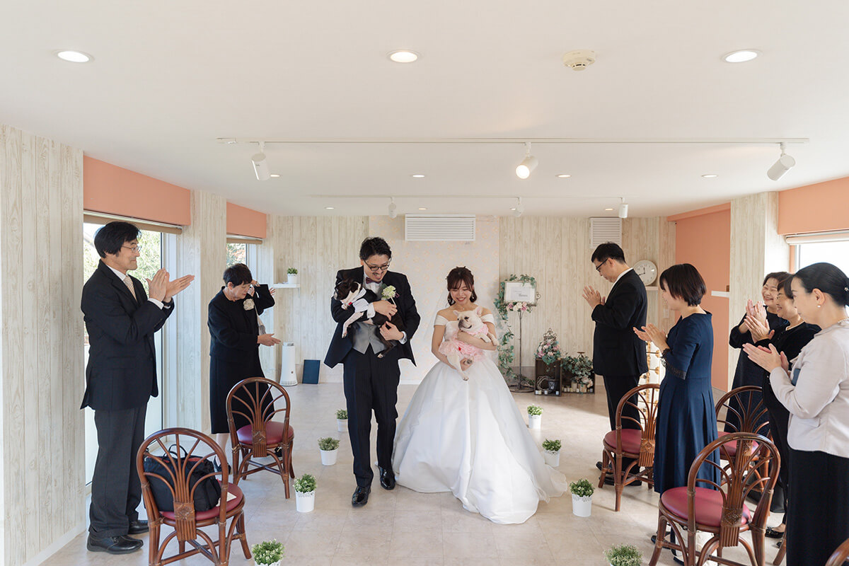 愛犬と一緒に結婚式♡広大ドッグラン＆わんこ歓迎設備が充実