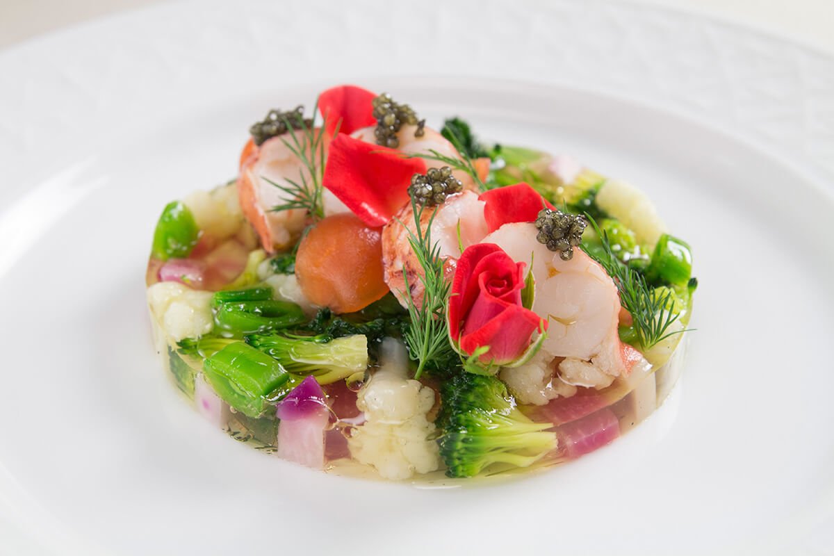 レストラン マーヴェラス パラディ白金のお料理について