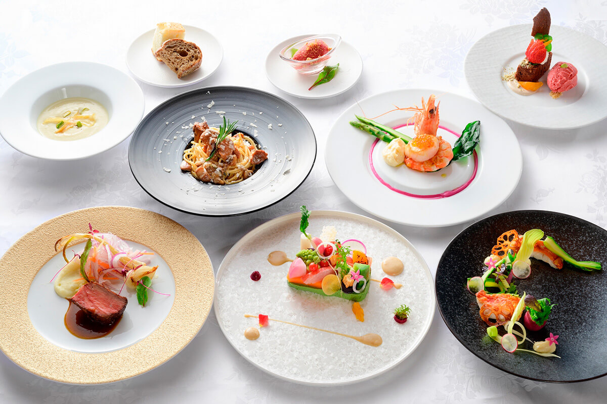 アマルフィイ マリナブルーのお料理について