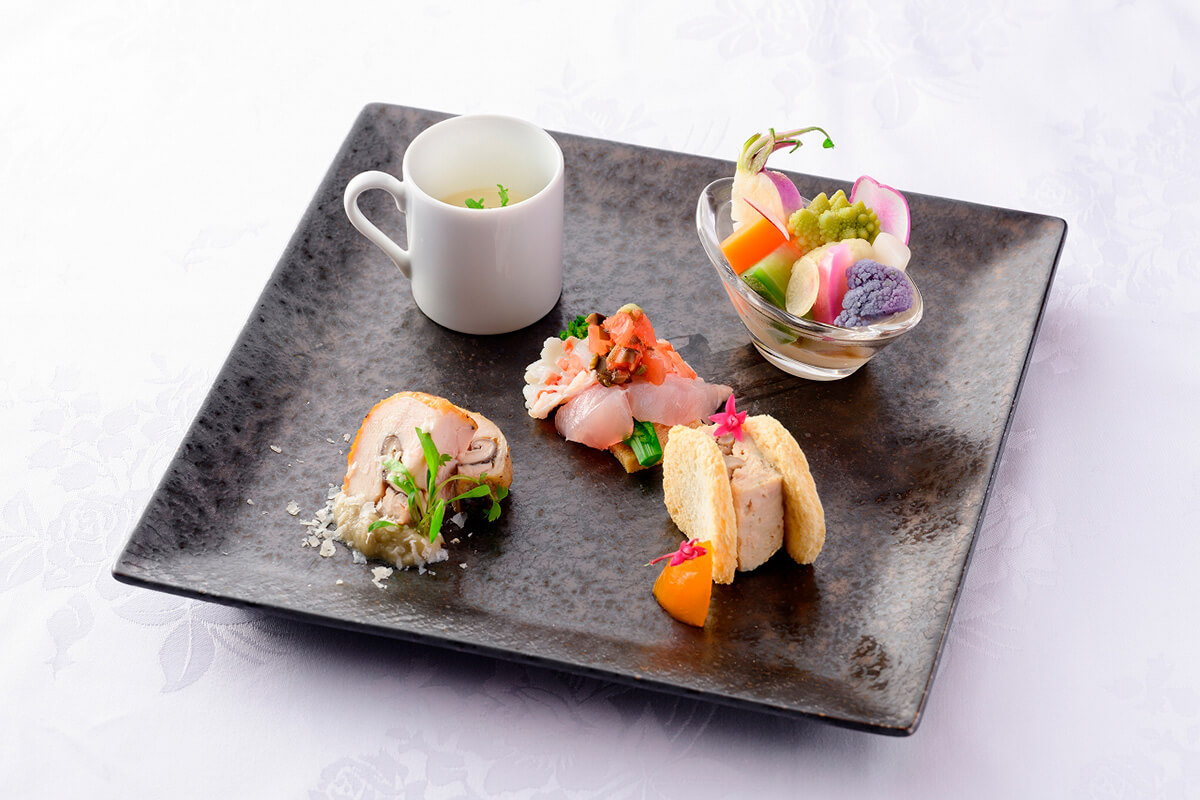 アマルフィイ マリナブルーのお料理について