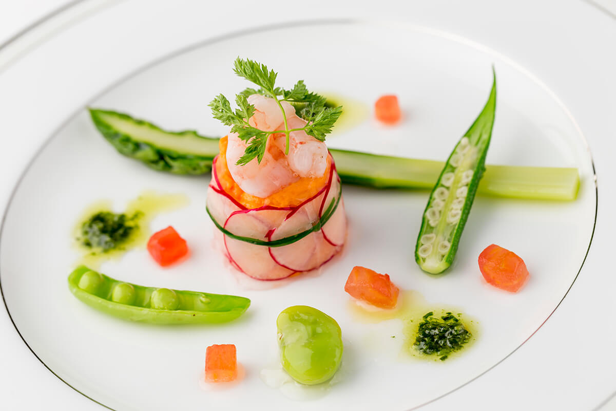 五十嵐邸ガーデンのお料理について