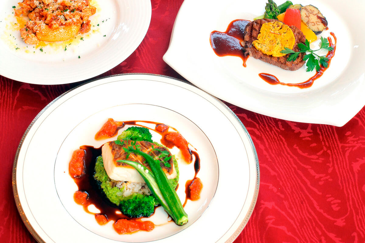 レストランスワンレイクのお料理について