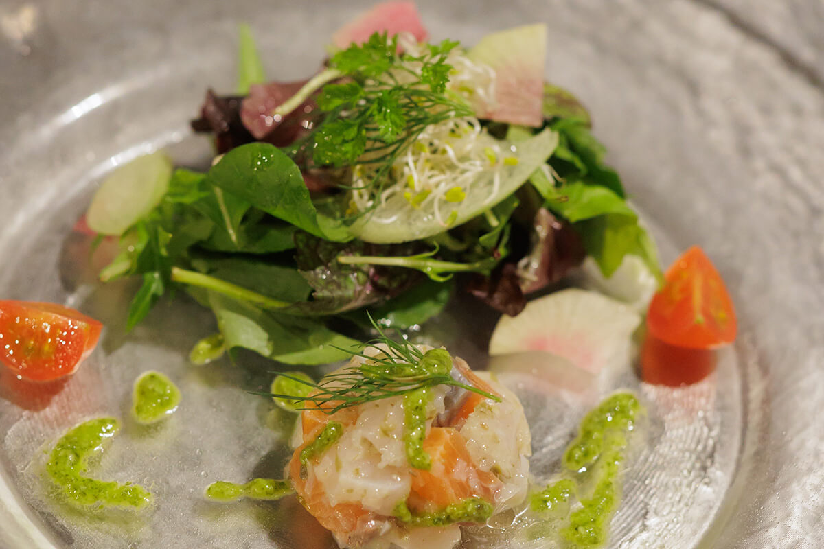 ENCUEILのお料理について