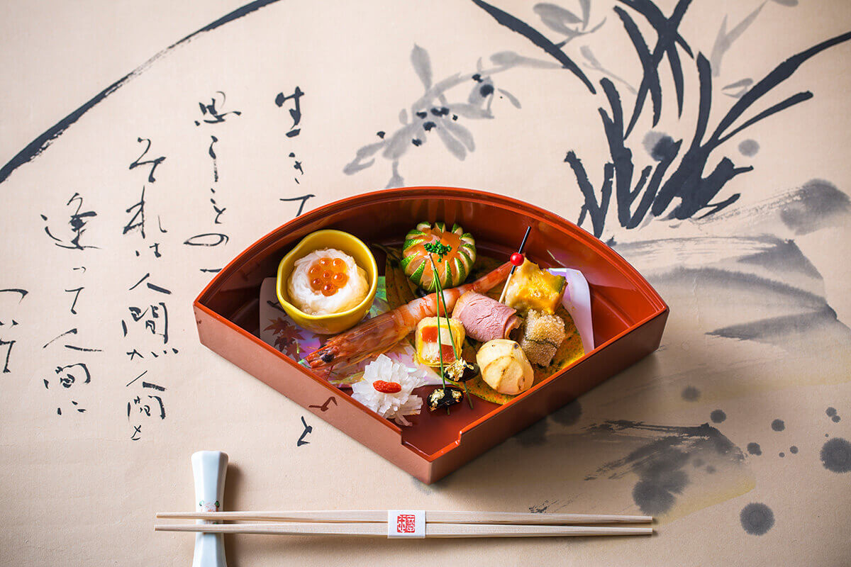 桜坂観山荘のお料理について